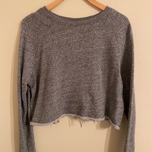 Cropped sweatshirt
